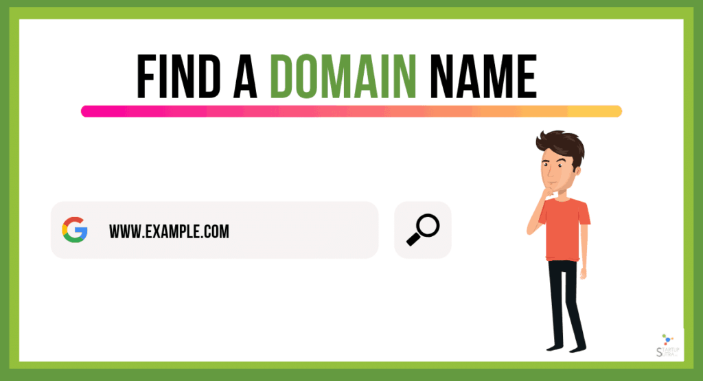 Find a Domain Name - How to start a dropshipping business